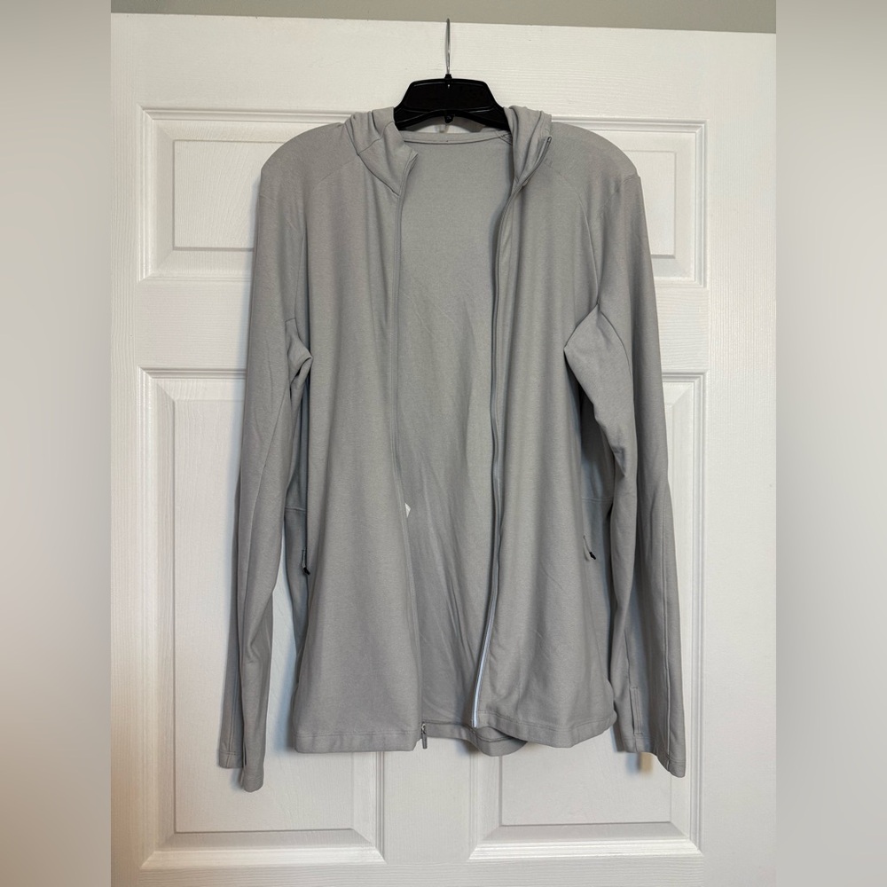 Lululemon Athletica Men’s Full Zip Gray Hoodie - Picture 2 of 4